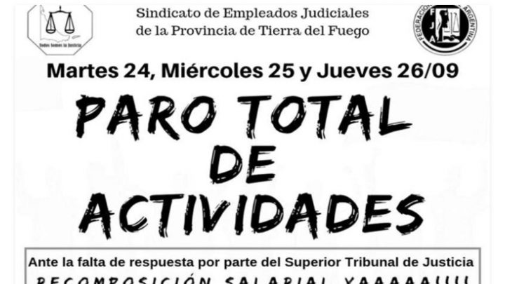 Judiciales De La Provincia Inician Tres Días De Paro