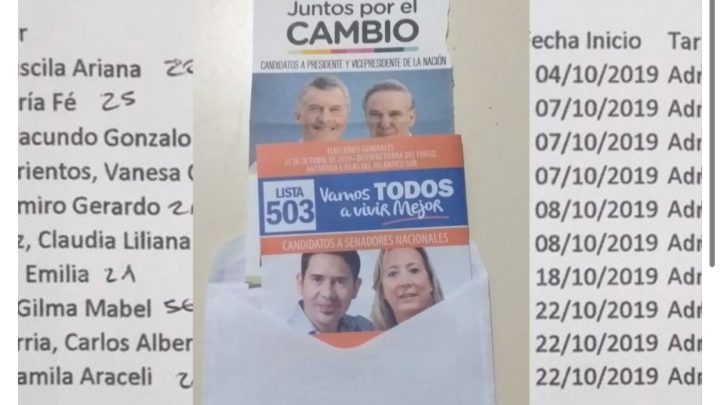FORJA utiliza radicales para repartir su boleta junto a la de Macri