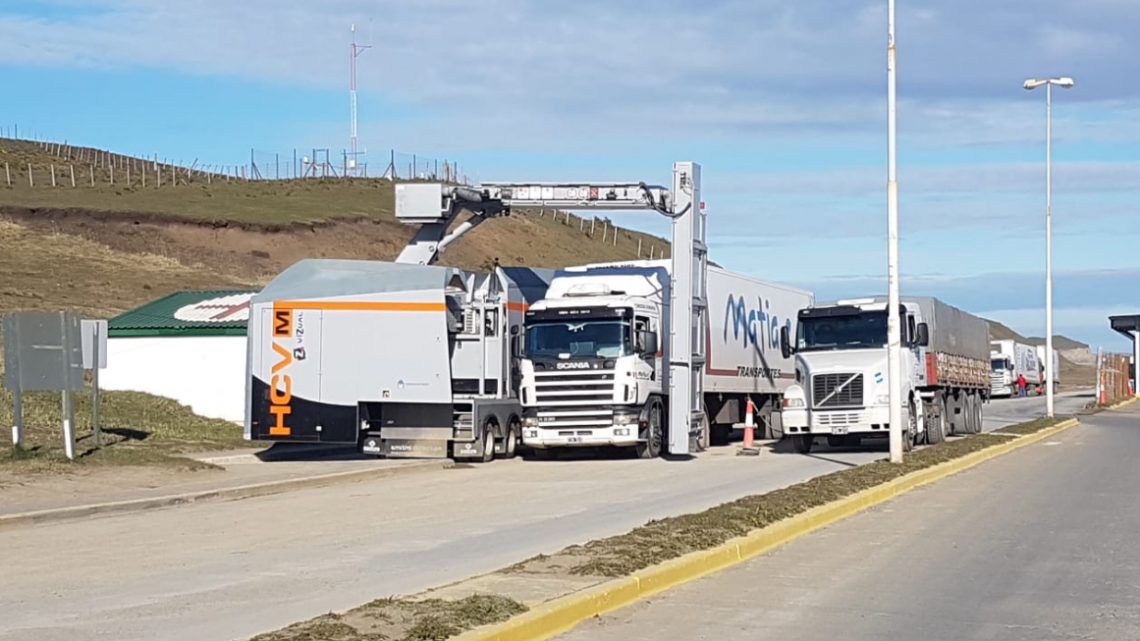 Ponen operativo el escaner de camiones para el paso fronterizo San Sebastián