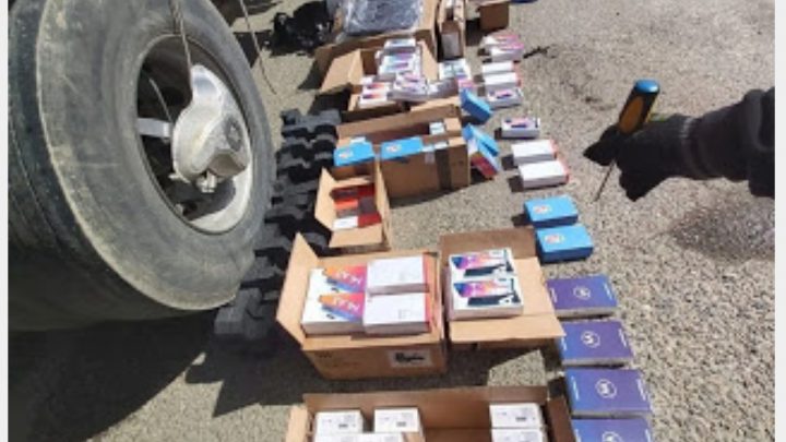 Contrabando de celulares en la frontera