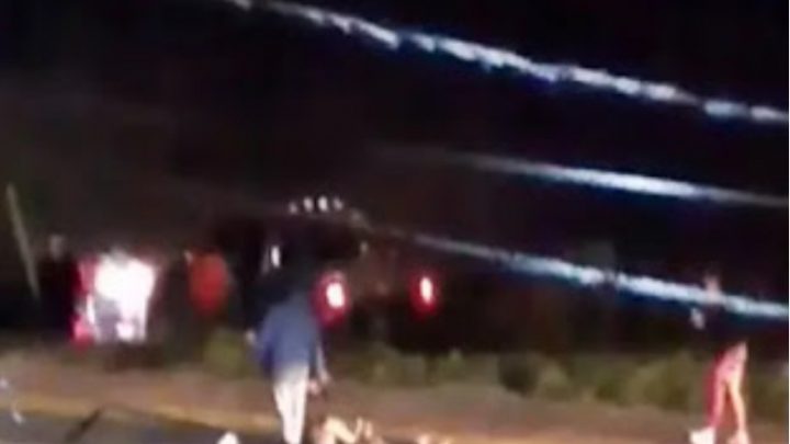 Motociclista atropellado por una camioneta
