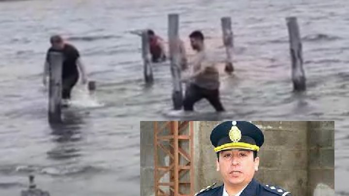 #Comisario #Watssap #MarceloGuerrero un héroe salvo de las aguas frías del #LagoYehuin a un joven Kayakista