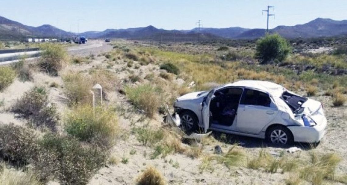 Familia fueguina volcó en el regreso de sus vacaciones