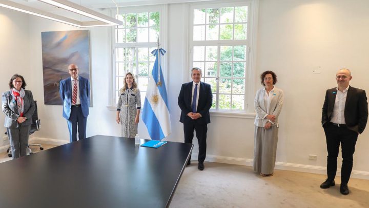El Presidente se reunió con autoridades de UNICEF Argentina