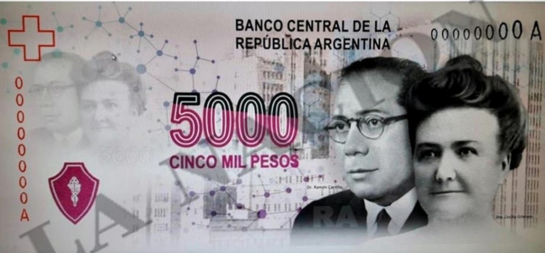 Ya está en producción el nuevo billete de $5 mil