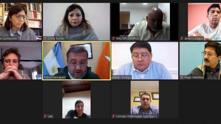 Concejales continuaron trabajando en las reuniones de comisión en forma virtual