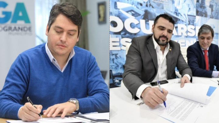 LOS INTENDENTES FIRMARON CONVENIO HISTÓRICO CON ENOHSA PARA EL FINANCIAMIENTO DE OBRAS DE AGUA POTABLE Y CLOACAS