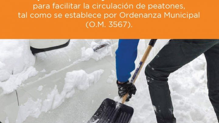 LA MUNICIPALIDAD DE USHUAIA RECUERDA A FRENTISTAS LA OBLIGATORIEDAD DE MANTENER LA LIMPIEZA DE LAS VEREDAS