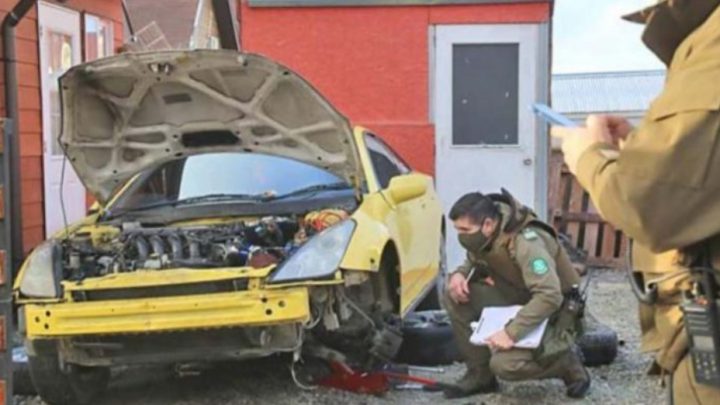 Punta Arenas: Se le rompió el gato y terminó aplastado por su propio auto.