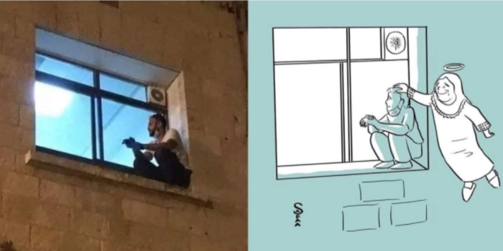 COVID-19: Escaló hasta la ventana del hospital para ver morir a su madre
