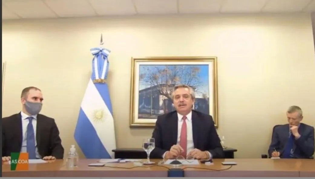 Consejo de las Américas: Alberto habló ante bonistas