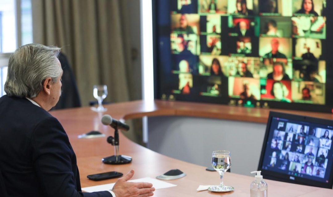 El presidente Alberto Fernández convocó a un acuerdo entre todos los sectores para construir un país donde “todos ganemos” El presidente Alberto Fernández convocó a un acuerdo entre todos los sectores para construir un país donde “todos ganemos”