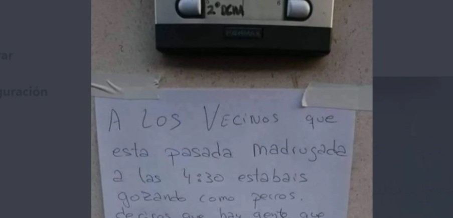 Un vecino se quejó del ruido de una pareja al tener sexo y éstos le contestaron