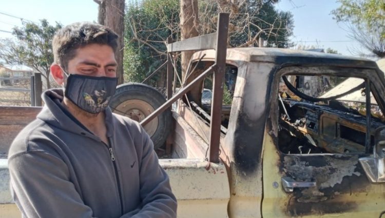Le quemaron la camioneta a un bombero porque creían que tenía coronavirus