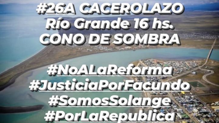 En Río Grande también habrá #26A: Vecinos se autoconvocan en la Plaza de las Américas