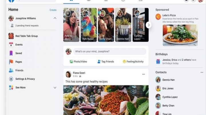 Facebook cambia de diseño desde septiembre