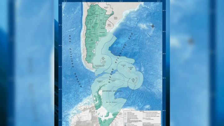 Tierra del Fuego pasó a ser el centro del país con el nuevo mapa de la Argentina