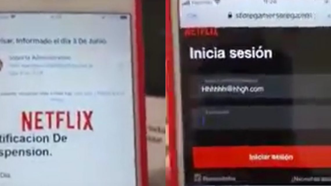 Descubrieron una nueva estafa basada en una falsa notificación de Netflix