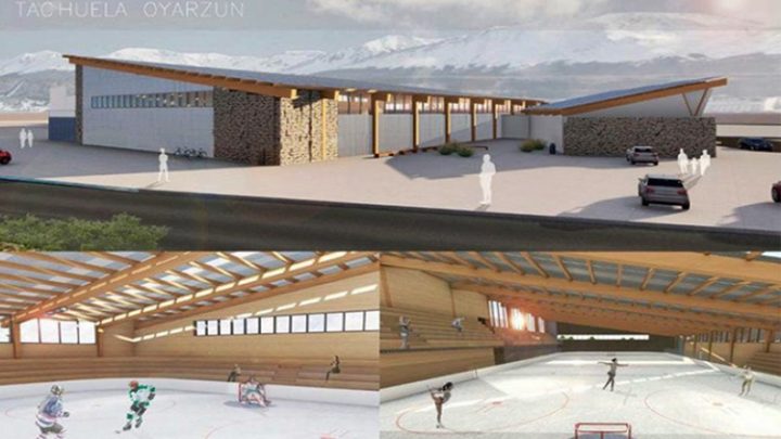 El municiipio techara la pista de patinaje en Ushuaia
