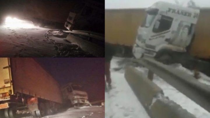 Despiste de camion en la Ruta 3