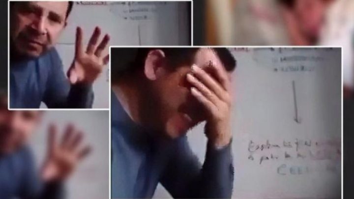 Prendió sin querer la cámara durante clase virtual y el profesor lo vio en situación incómoda