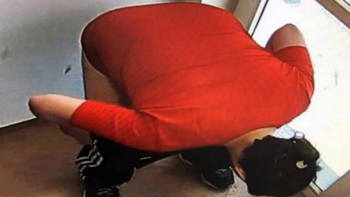 Uso el cajero como baño y quedo filmado