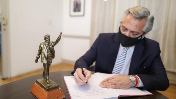 “Néstor Kírchner fue el mejor presidente que la democracia tuvo”, afirmó Alberto Fernández