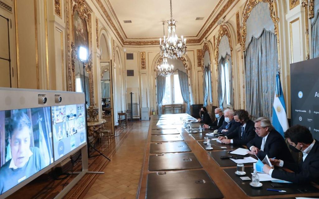 Coronavirus: El Presidente está reunido por videoconferencia con gobernadores para analizar las medidas sanitarias
