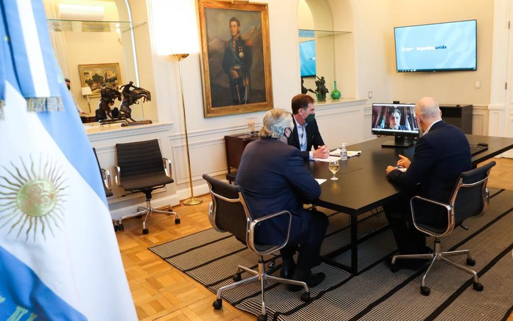 Alberto se reunió con Larreta y Kicillof para ajustar su anuncio de extensión de la cuarentena