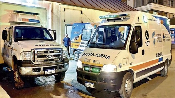 Motociclista trasladado al Hospital luego de chocar