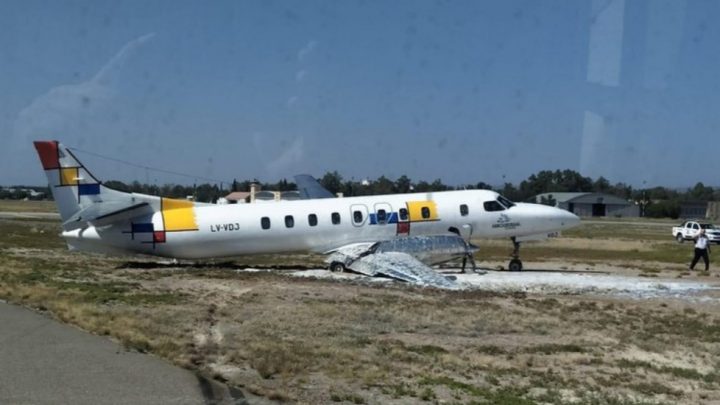 En Mendoza, despistó un avión de una empresa riograndense y cerraron el aeropuerto