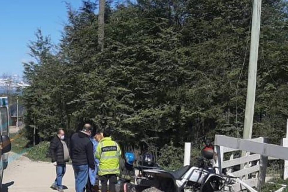 Debia estar aislado y se accidento en un cuatri