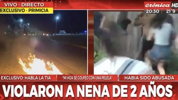 Violan a nena de 2 años y la mamá dijo que «se lastimó en la pelela»