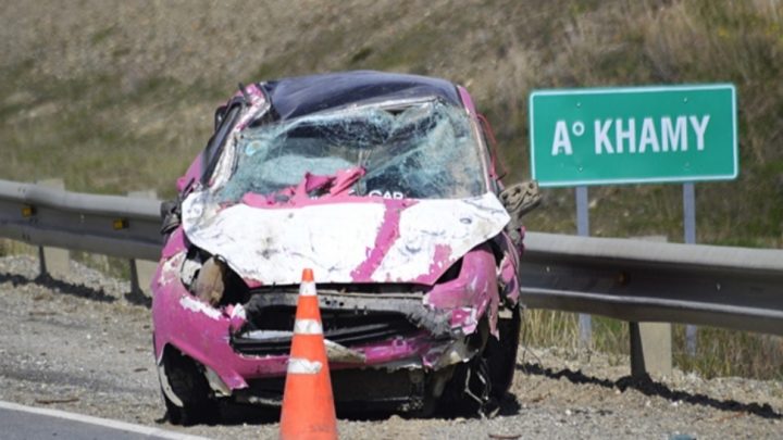 Vuelco en la Ruta 3 sin lesionados