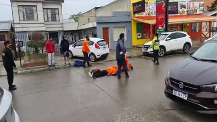 Se cayo de la moto y debio ser trasladado al Hospital