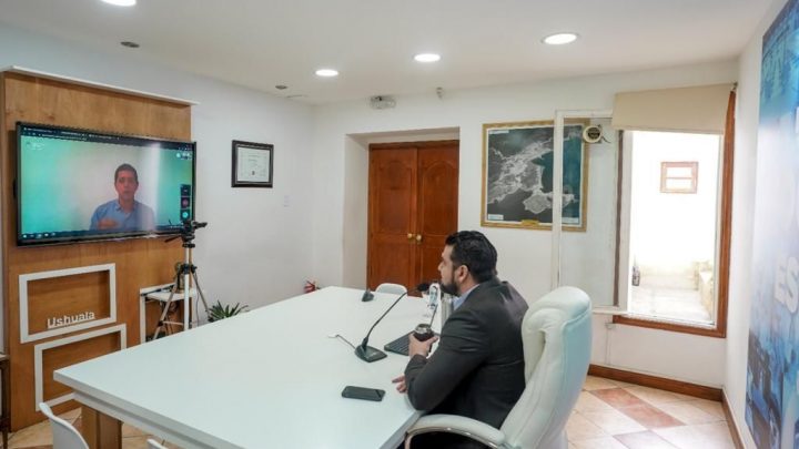 MINISTRO DEL INTERIOR WADO DE PEDRO FELICITÓ A WALTER VUOTO POR LA PROCLAMACIÓN COMO PRESIDENTE DEL PJ