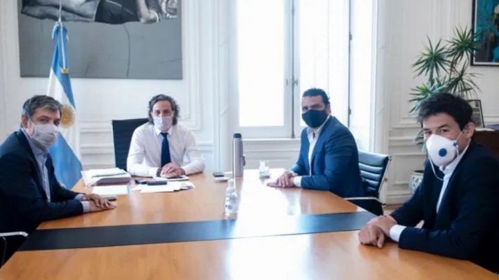 Vuoto y Rodríguez con Cafiero: «El plan de vacunación se pondrá en marcha en las próximas semanas»