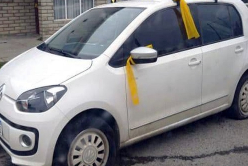 Escrache a un domicilio por un acusado de presunto abuso sexual