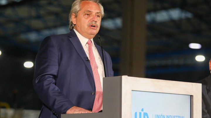 Alberto Fernández en Conferencia de la UIA: “La Argentina se está recuperando, la Argentina empezó a moverse”