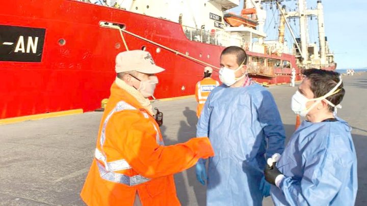 Otra vez el buque “Tai An” regresó al puerto con tripulación con COVID