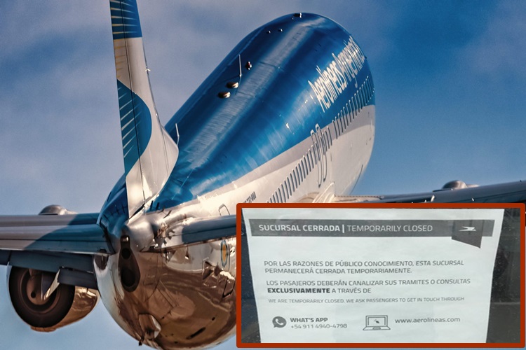 Acusan a Aerolineas de tener a los pasajeros como rehenes y sin dar soluciones Acusan a Aerolineas de tener a los pasajeros como rehenes y sin dar soluciones