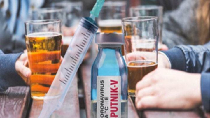 Vacuna rusa para que sea efectiva no se podra tomar alcohol