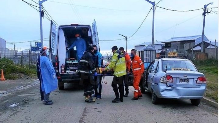Choco y se fugo dejando una conductora lesionada