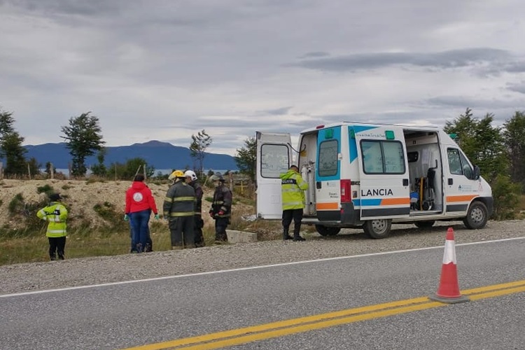 Motociclista de Ushuaia murio en accidente en la Ruta 3