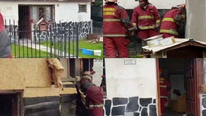 Incendio en una vivienda de Ushuaia