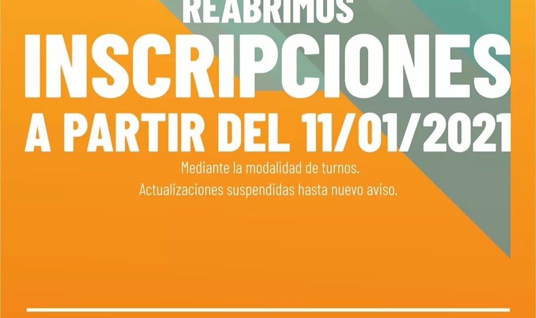 Habilitaron los turnos para inscribirse en el IPV
