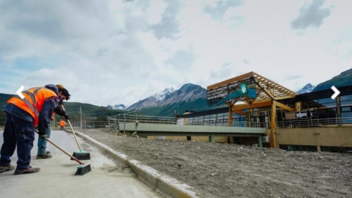 Plan de obras en Ushuaia: «Seguimos mejorando el Polo Deportivo en el barrio de Andorra»