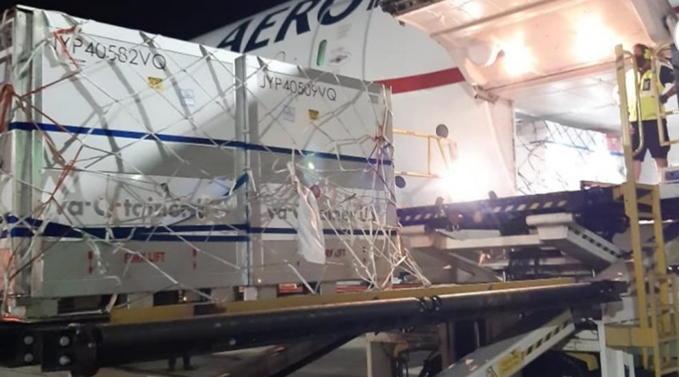 Llegó a Río Grande un nuevo cargamento de vacunas Sputnik V Llegó a Río Grande un nuevo cargamento de vacunas Sputnik V