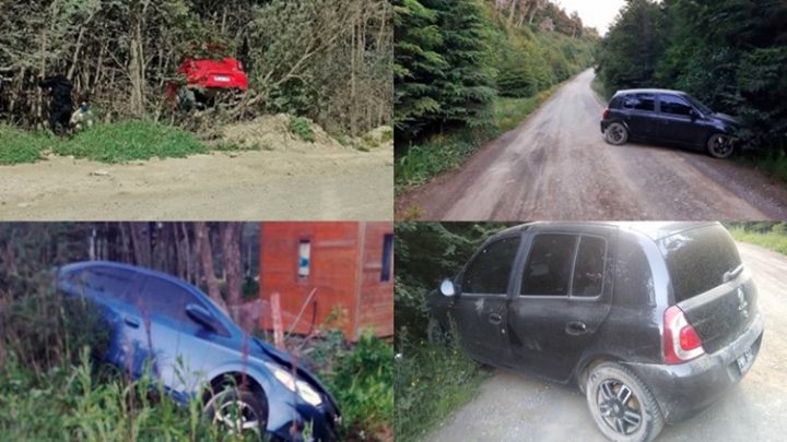 Tres accidentes de transito en Ushuaia