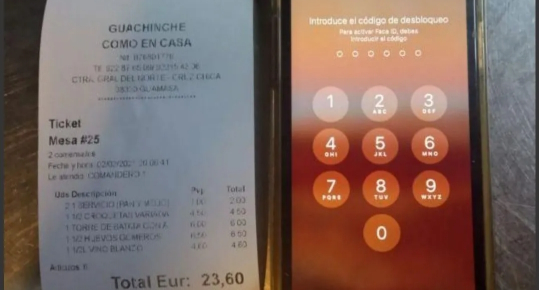 Fue a comer, huyó corriendo sin pagar y se olvidó el iPhone X Fue a comer, huyó corriendo sin pagar y se olvidó el iPhone X